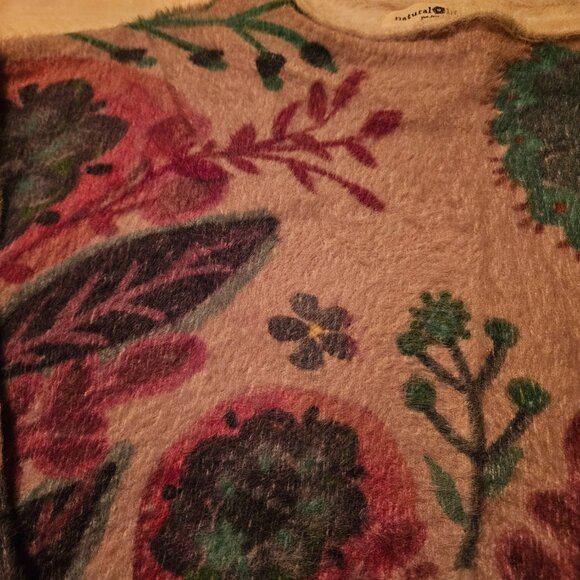 Womens Natural Life Cash Soft Mock Turtleneck Sweater - Picture 3 of 3